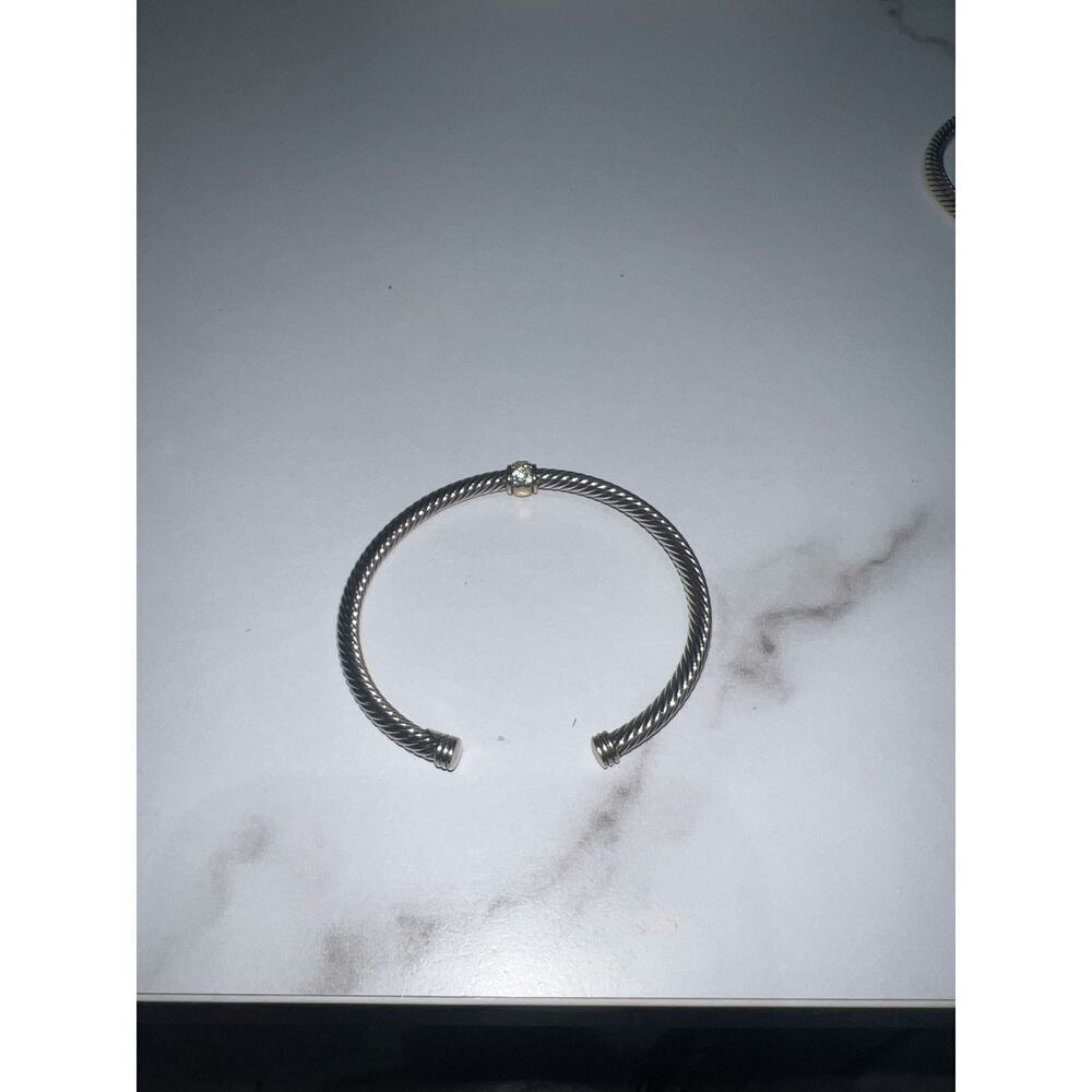 David Yurman Cable Classics Bracelet with Diamonds in Sterling Silver - Picture 2 of 2